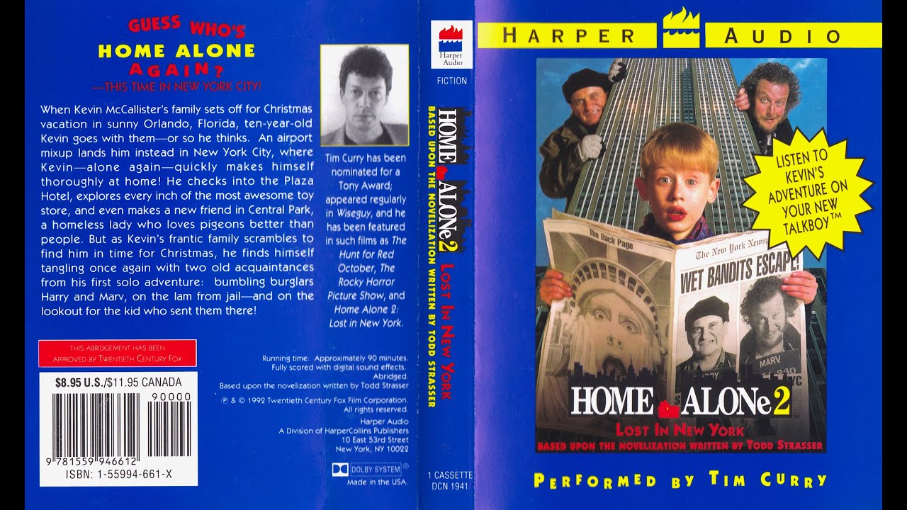 Listen to Home Alone 2; Lost in New York – The Movie Novelization
