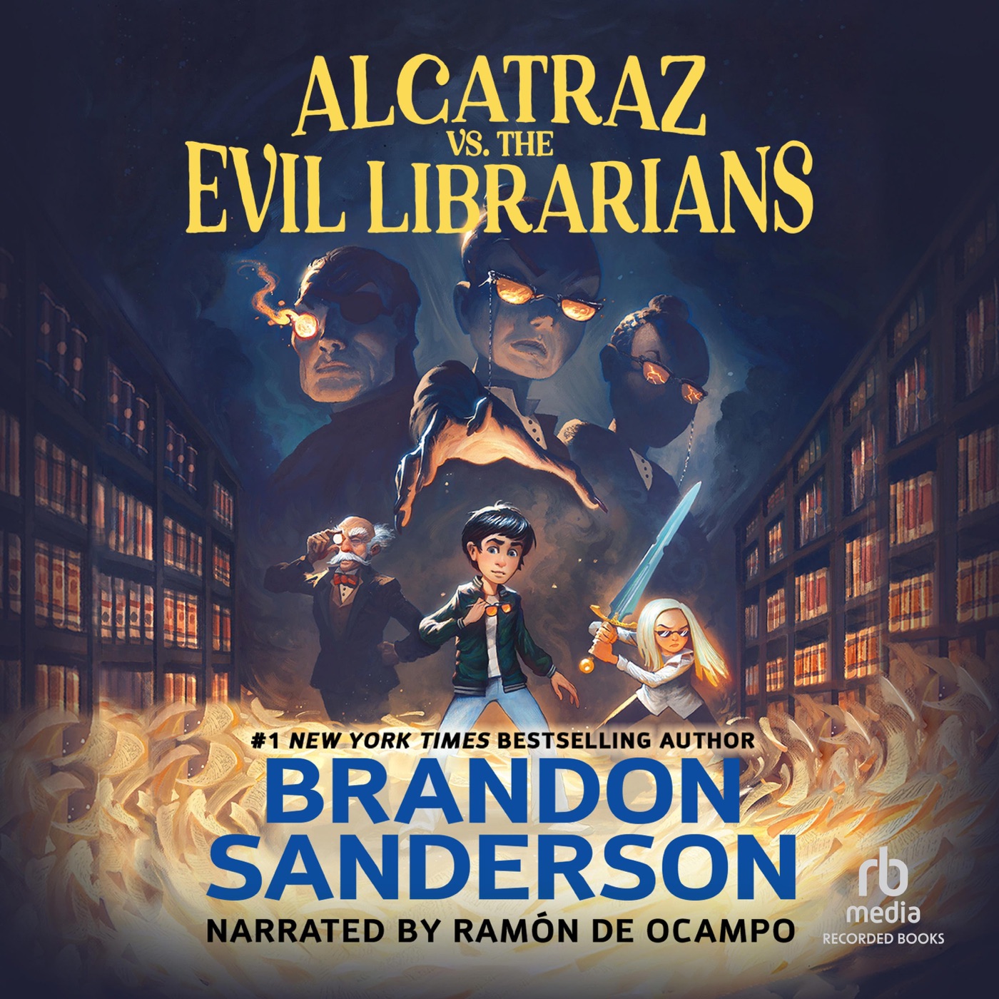 Alcatraz vs. the Evil Librarians, Book 1 Audiobook