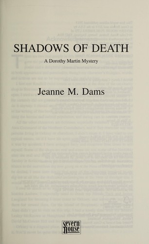 Free Audiobook: Shadows of Death (Dorothy Martin) by Jeanne M. Dams