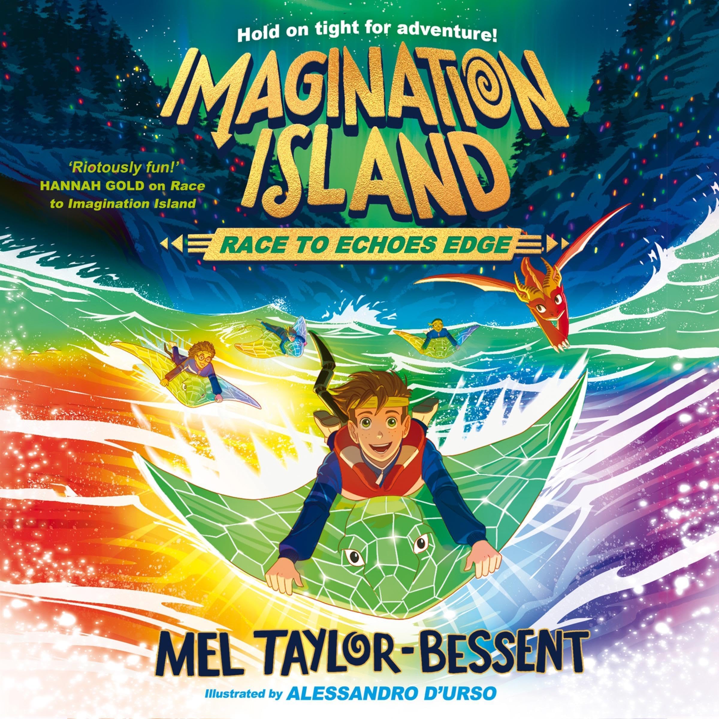 Free Audiobook: Race to Echoes Edge: Imagination Island, Book 2 by Mel Taylor-Bessent
