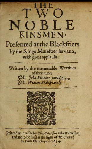 The Two Noble Kinsmen Audiobook