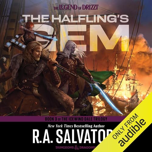 Free Audiobook: The Halfling’s Gem (Legend of Drizzt) by R. A. Salvatore