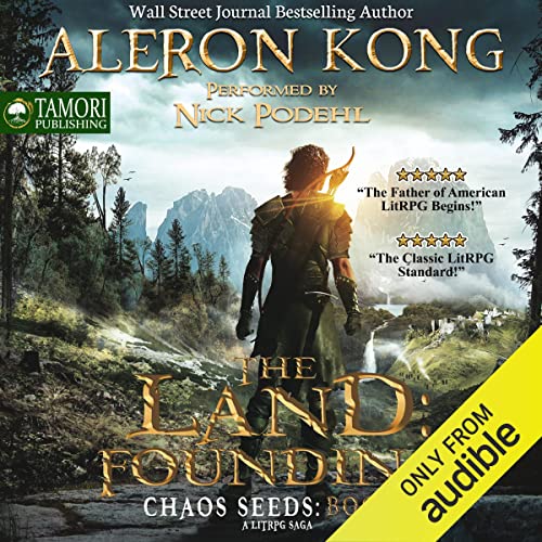 The Land: Founding: A LitRPG Saga (Chaos Seeds) Audiobook