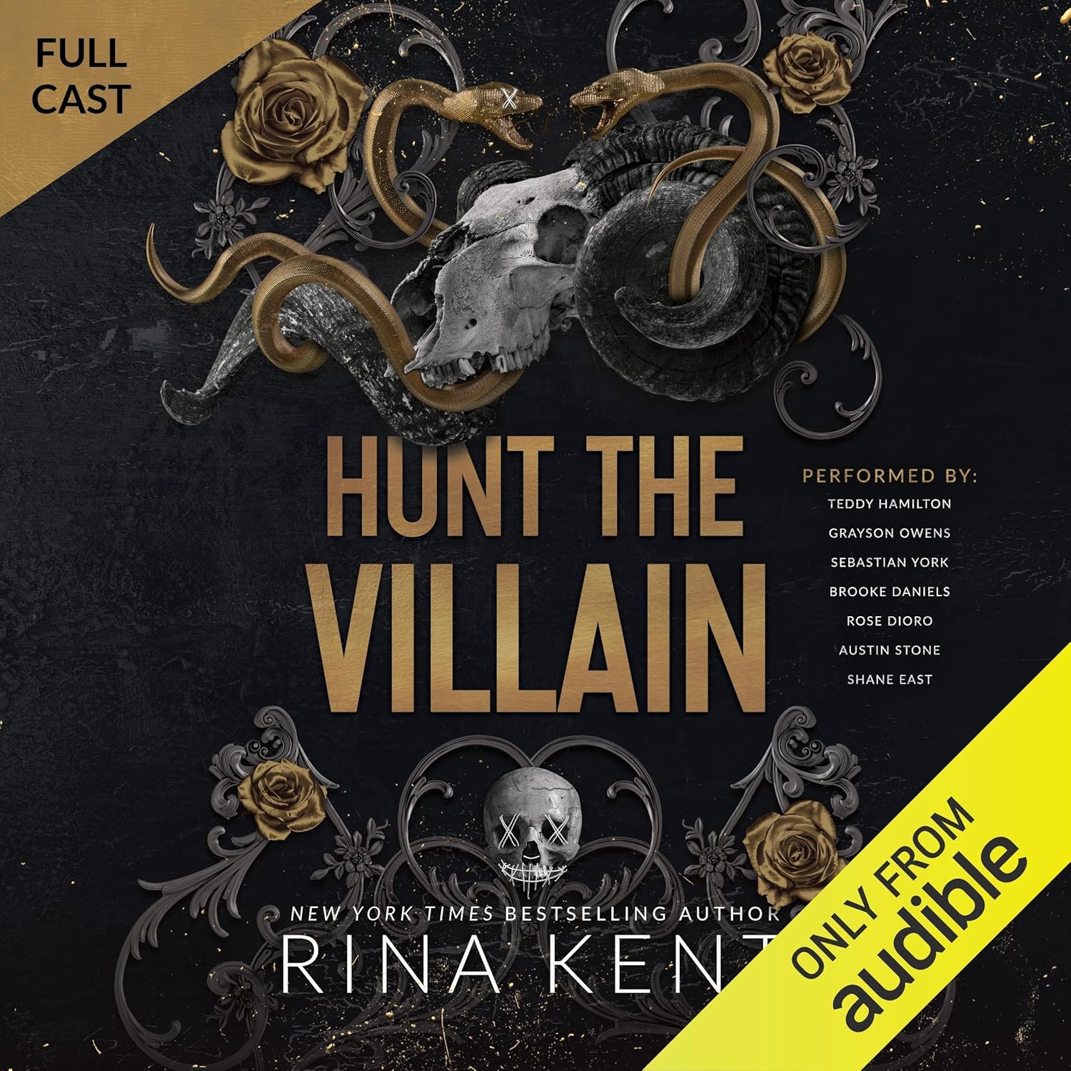 Stream Hunt the Villain: A Dark MM College Mafia Romance (Unabridged) by Rina Kent