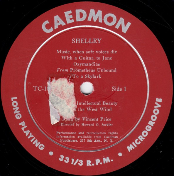 Stream The Poetry of Shelley Vinyl LP by Various