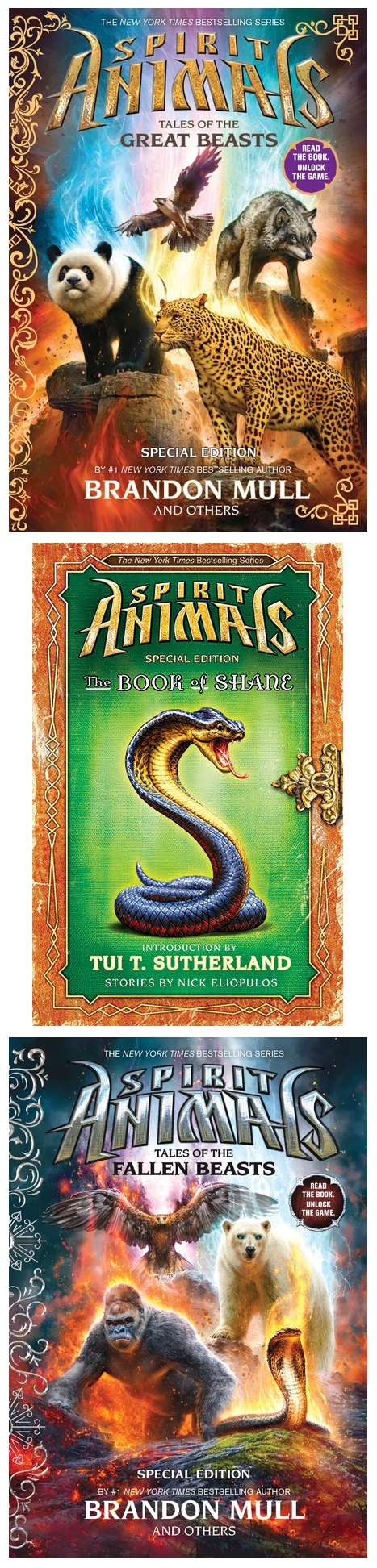 Spirit Animals – Special Editions (Complete) (Brandon Mull, Nick Eliopulos, Tui T. Sutherland, Billy Merrel, Gavin Brown, Emily Seife)