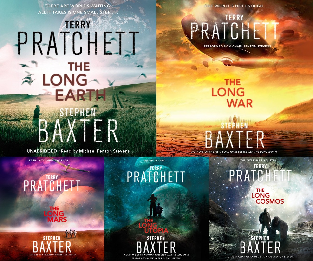 Terry Pratchett & Stephen Baxter – The Long Earth — Narrated Edition